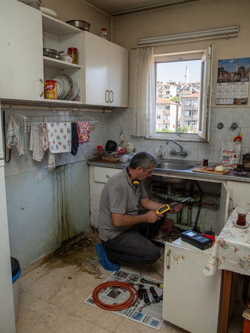 Menderes su kaçağı tespiti